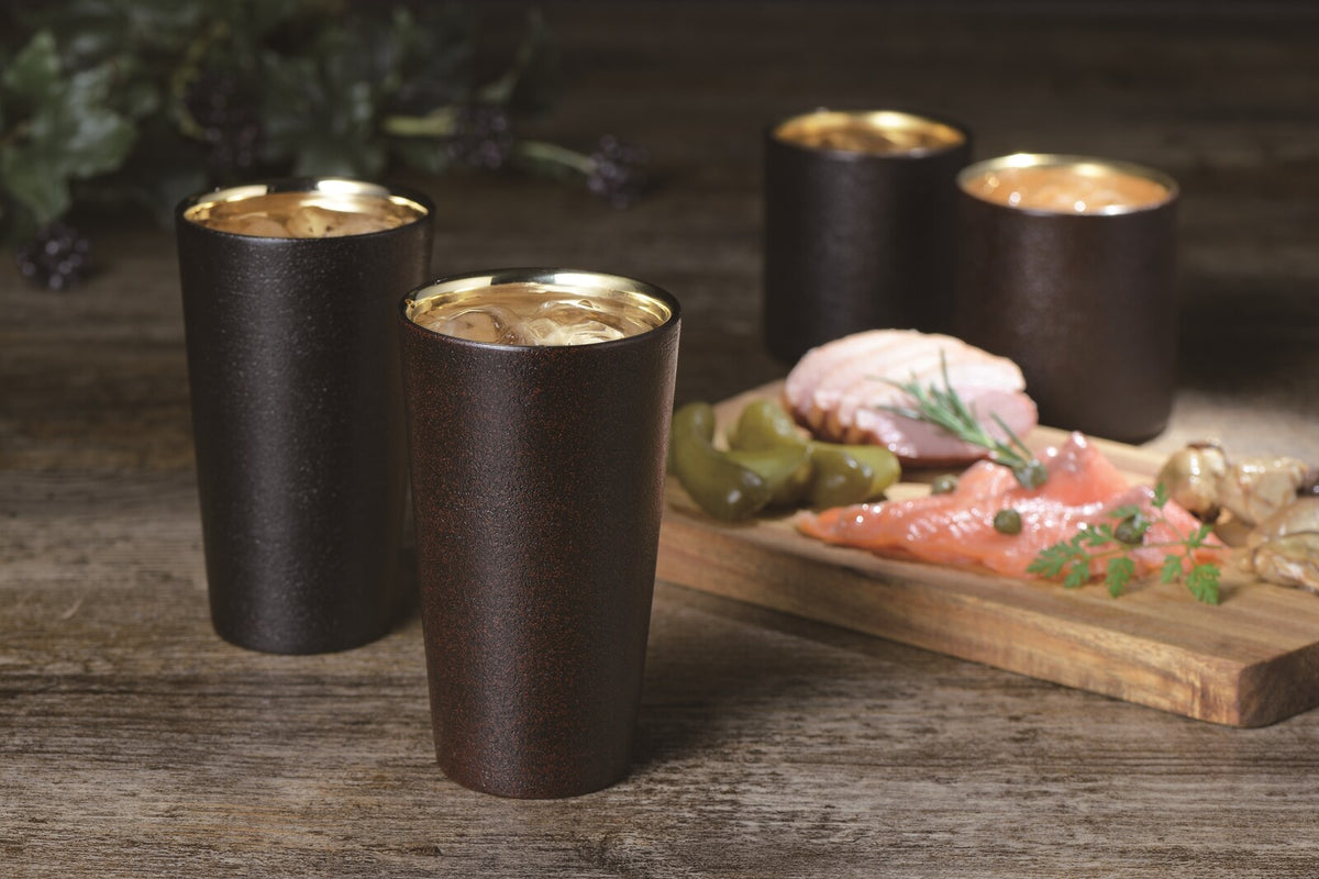 Tamahashi Lacquered Straight Tumbler Oboro Red TS-21
