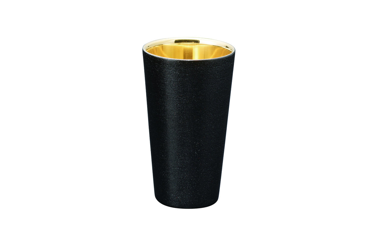 Tamahashi Lacquered Straight Tumbler Oboro Black TS-22