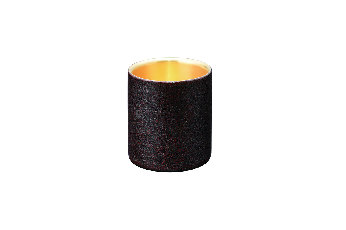 Tamahashi Lacquered Rock Tumbler Oboro Red TS-23