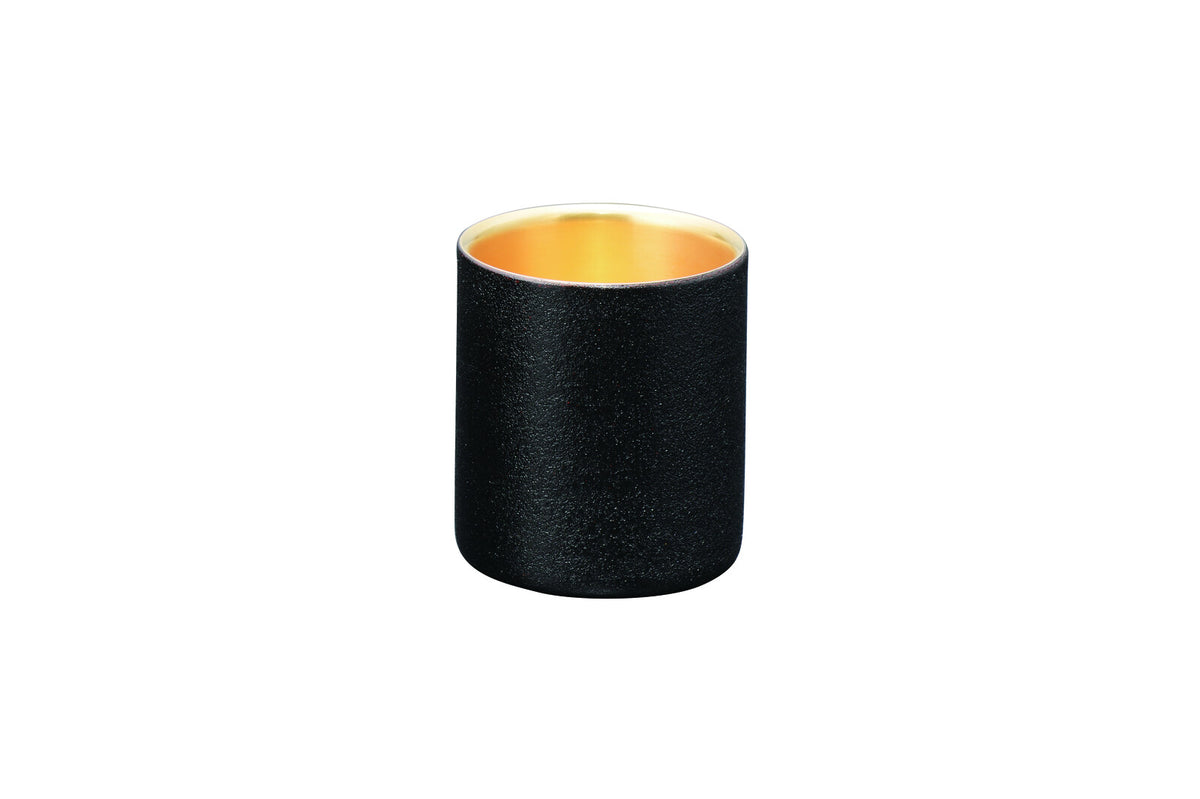 Tamahashi Lacquered Rock Tumbler Oboro Black TS-24