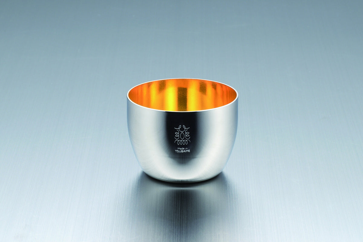 Tamahashi 24K Gold Plated Interior Stainless Steel Drinkware