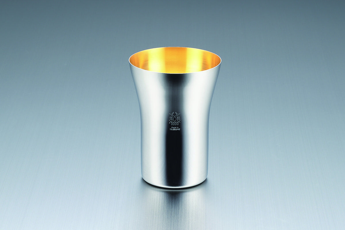 Tamahashi Tumbler Inner 24K Gold Plated Small TM-034