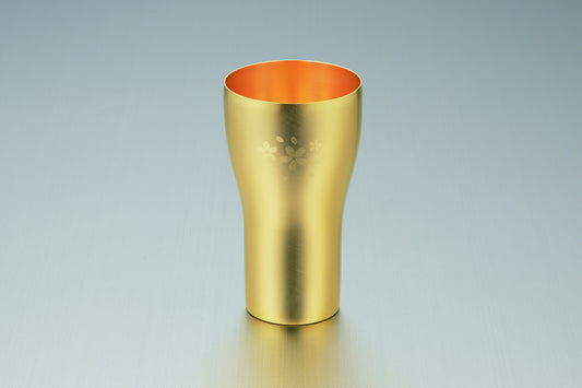 Tamahashi Tumbler Gold Plated Sakura Large SK-003