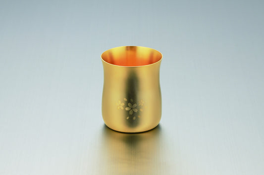 Tamahashi Cheers Tumbler Gold Plated Sakura SK-007