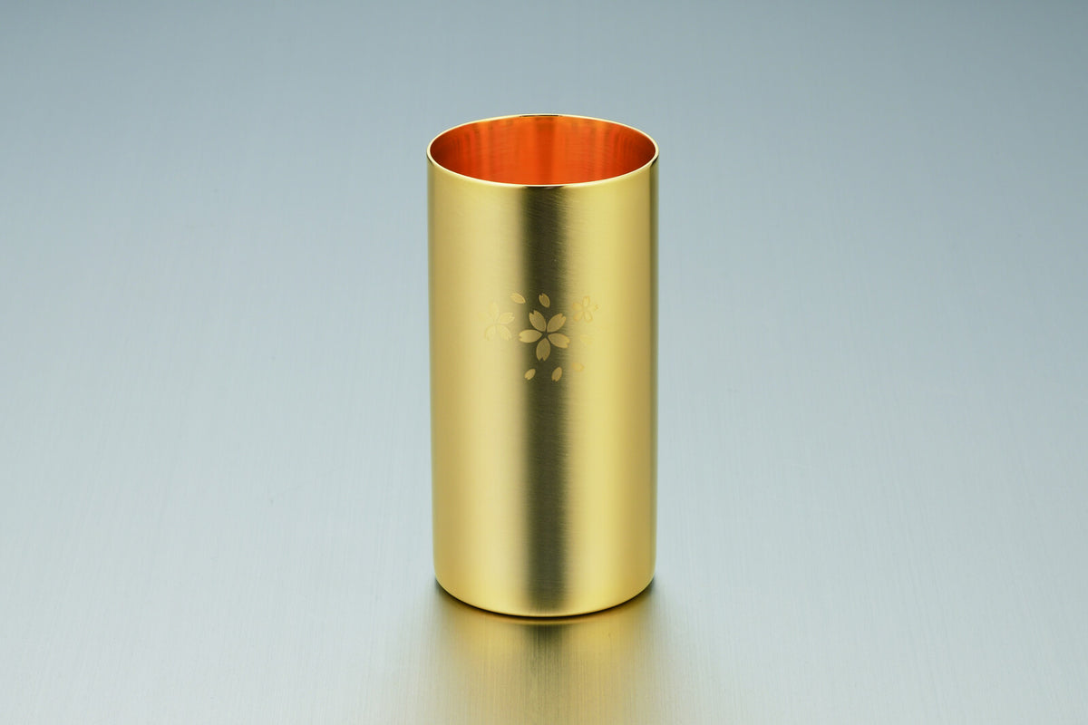 Tamahashi Kin No Zei Gold Plated Sakura Drinkware