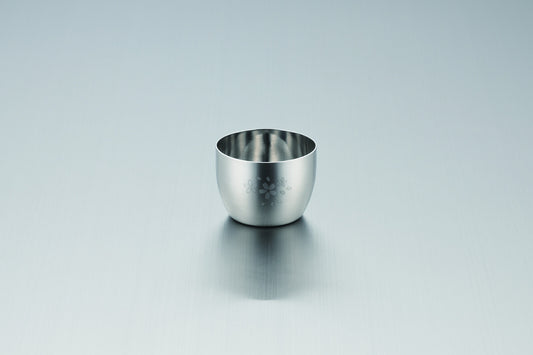 Tamahashi Guinomi Sake Cup Satin Finish Cherry Blossom SR-001