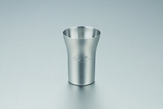 Tamahashi Stainless Steel Tumbler Small Satin Finish Cherry Blossom SR-002