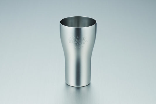 Tamahashi Stainless Steel Tumbler Large Satin Finish Cherry Blossom SR-003