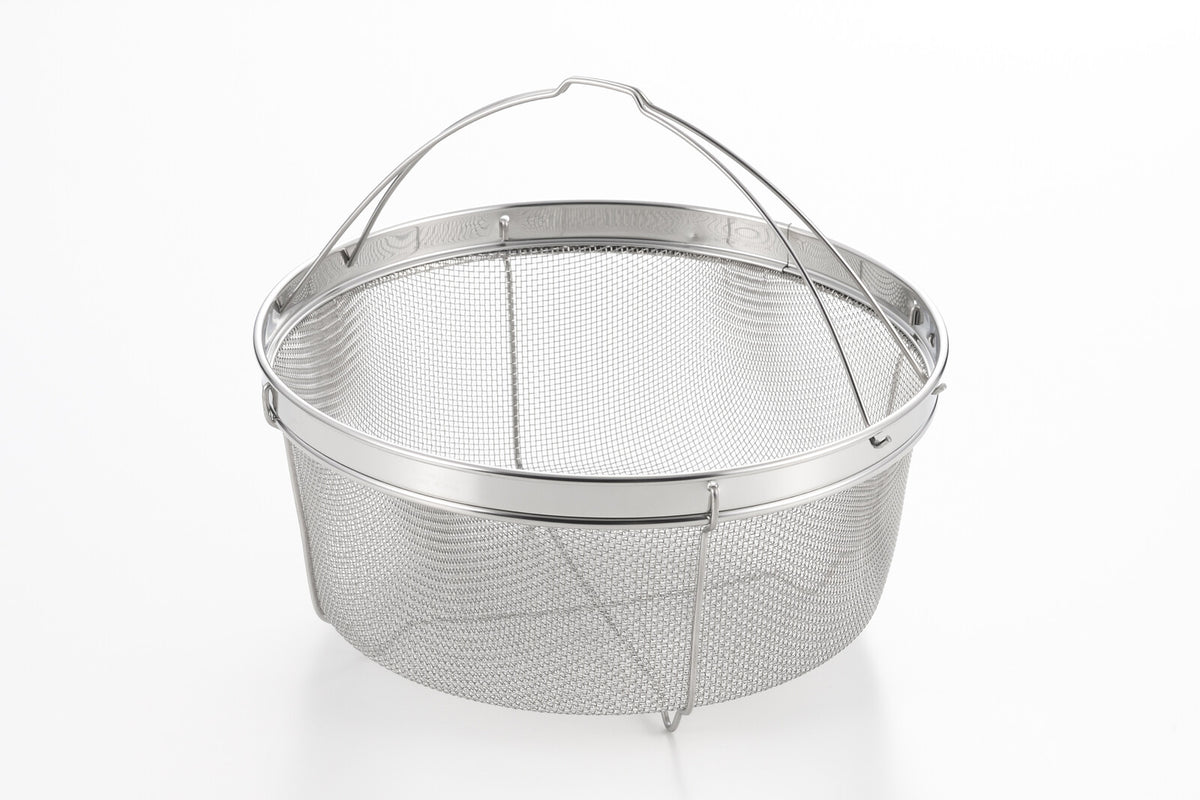 Yoshikawa Stainless Steel Draining Strainer Basket 25cm