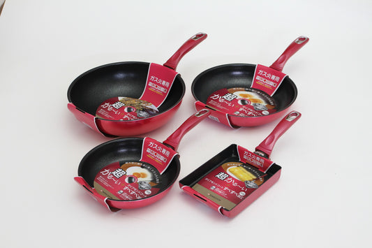 Taniguchi Metal Diamond Coated Ultra-Light Stir-Fry Wok 28cm
