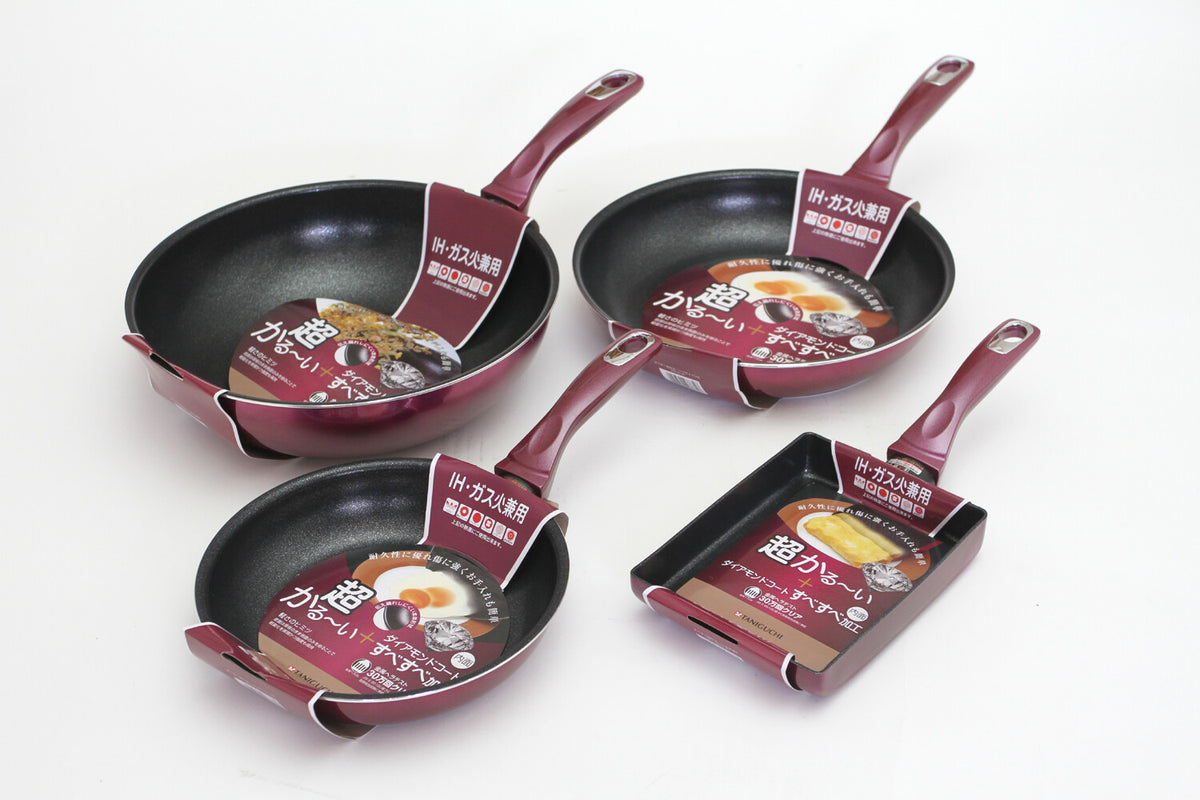 Taniguchi Metal IH Diamond Coat Lightweight Frying Pan 28cm