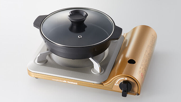 Iwatani Junior Multi Griddle Plate with Glass Lid CB-A-MPJ