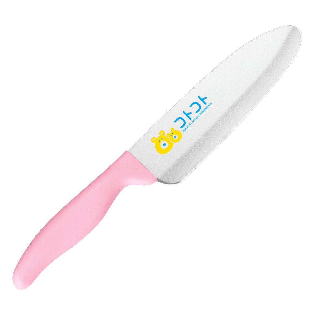 Shimomura Kotokoto Easy Grip Kids Knife Pink CO-101P