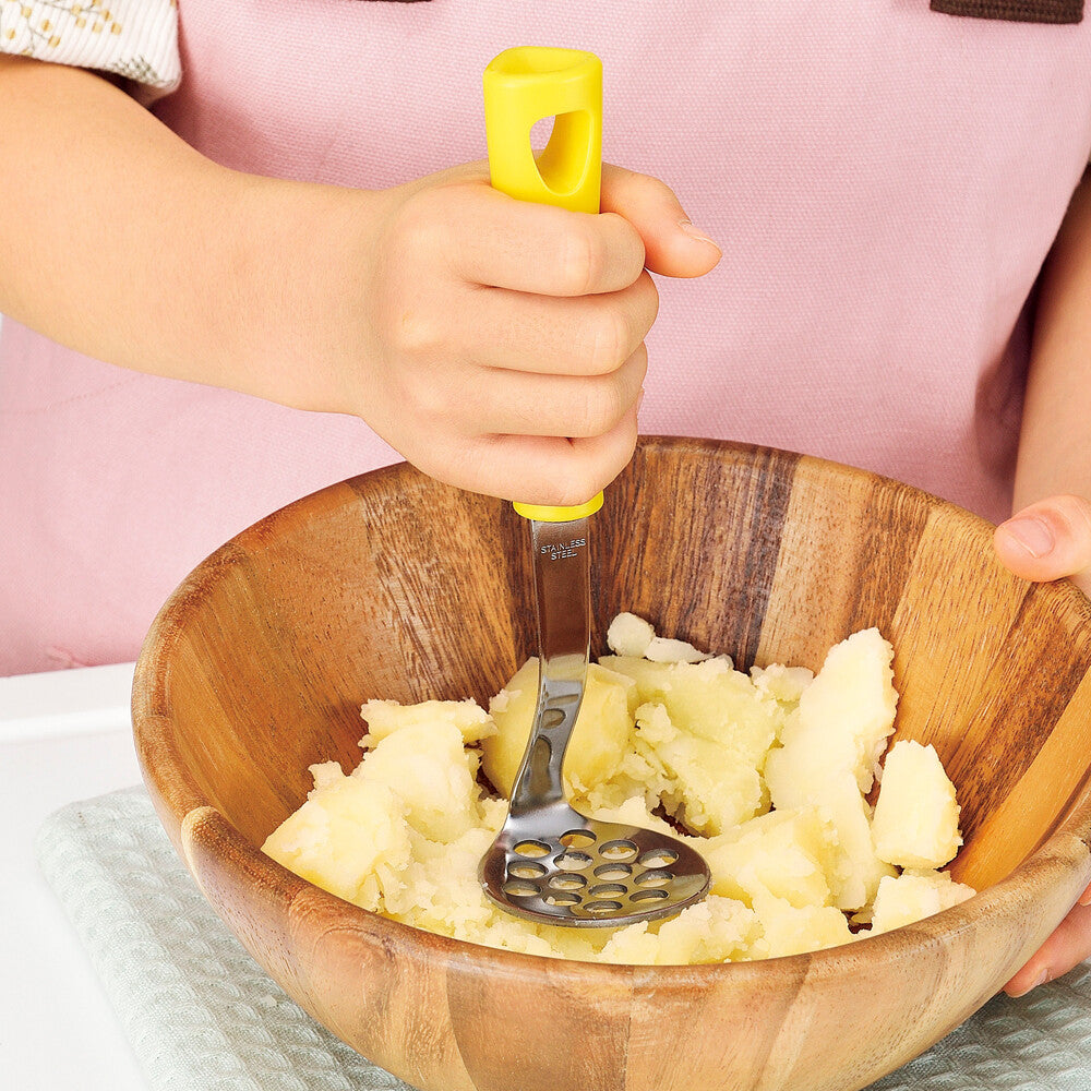 Shimomura Kotokoto Mini Potato Masher Stainless Steel CO-203