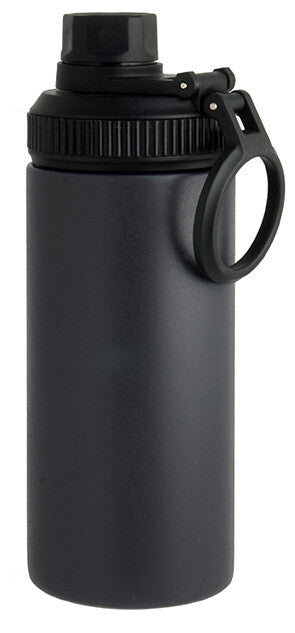 Living Welf Slim Water Bottle 450ml Black