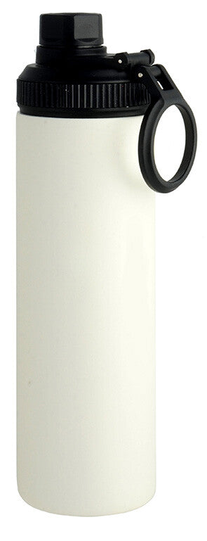 Living Welf Slim Water Bottle 650ml White
