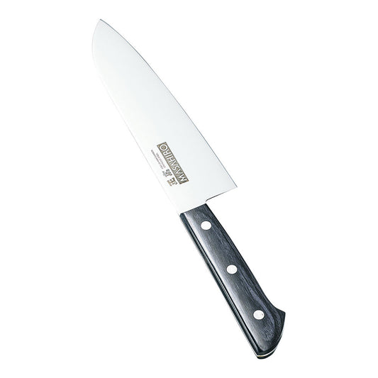 Masahiro MV-L Steel Santoku Knife (Double Edge) 17.5cm 14123