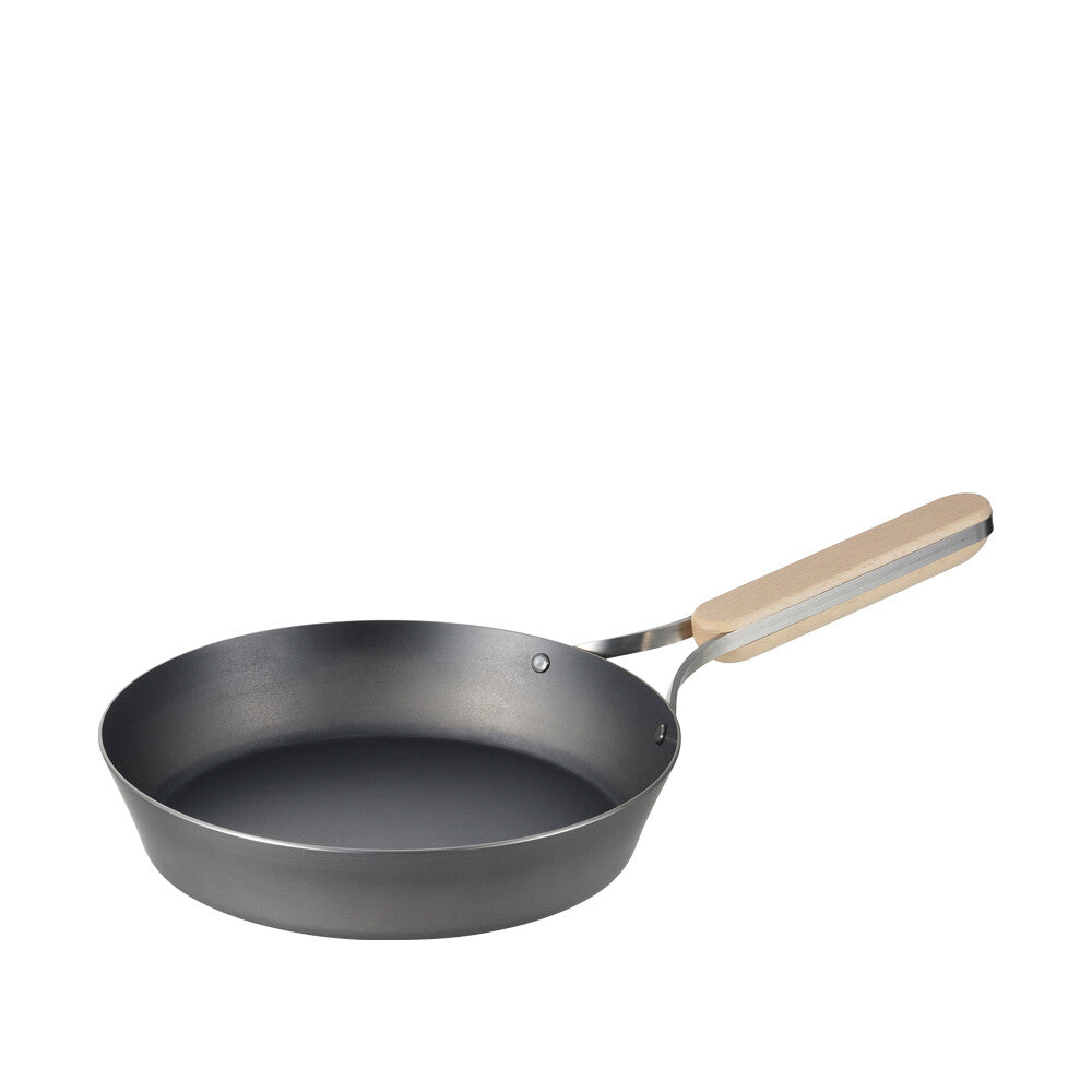 Wahei Freiz Enzo Iron Frying Pan 26cm with Wood Handle EN-010