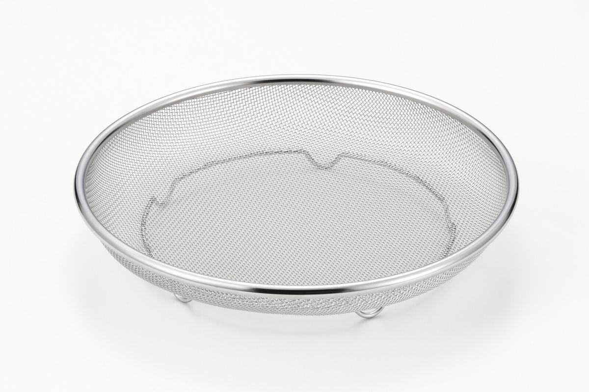 Yoshikawa Stainless Steel Shallow Strainer
