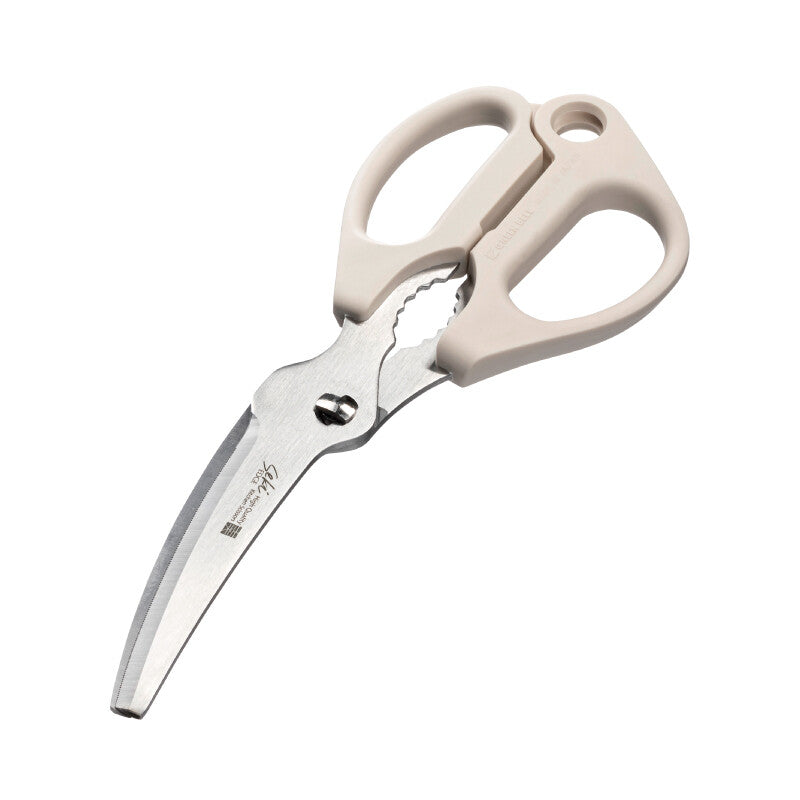 Green Bell Kitchen Scissors Ivory SJ-K140