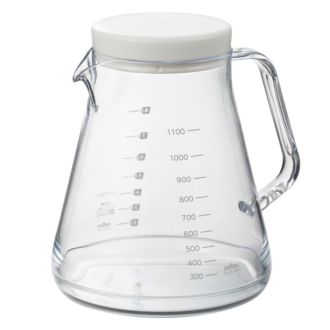 Akebono Unbreakable Coffee Server Stron 1100ml White TW-3763
