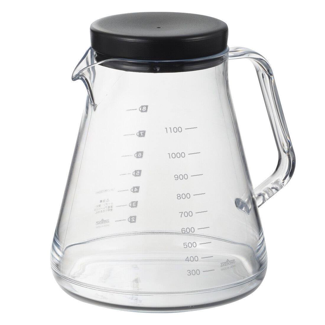 Akebono Unbreakable Coffee Server Carafe 1100 Black TW-3764