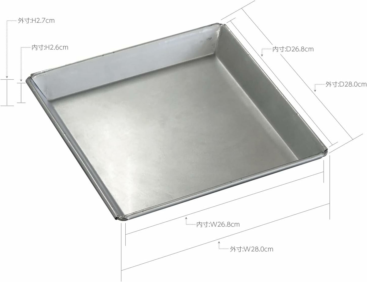 Tiger Crown Deep Roll Cake Pan Swiss Roll Mold 27cm 2413