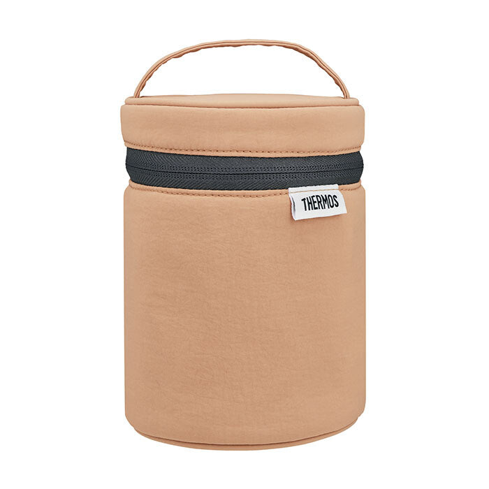 Thermos Soup Jar Carrying Pouch 300ml Cinnamon Beige RET-003