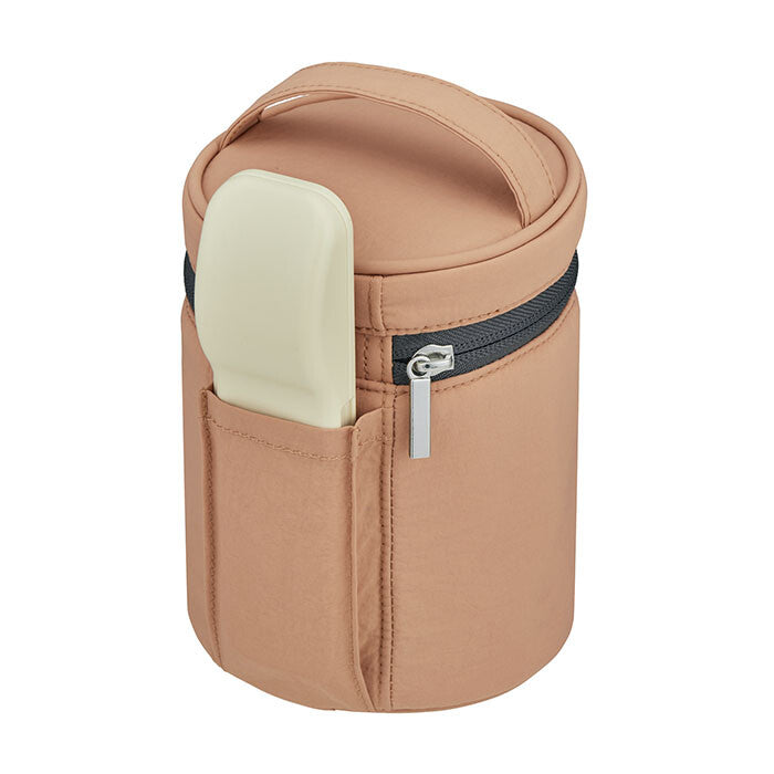 Thermos Soup Jar Carrying Pouch 300ml Cinnamon Beige RET-003