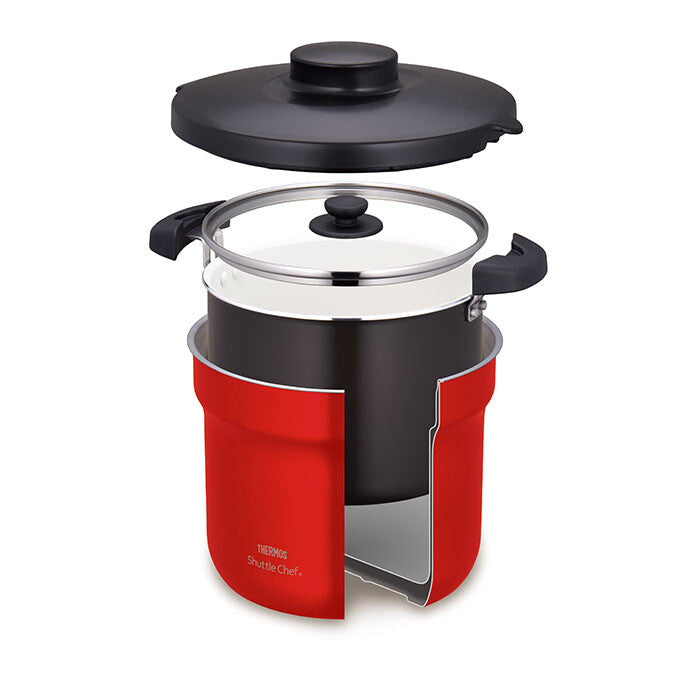 Thermos Shuttle Chef Vacuum Insulated Cooker 4.3L Urban Red KBJ-4502