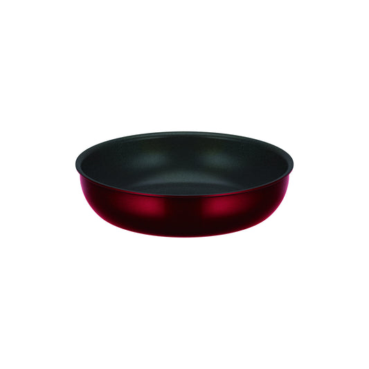Thermos Durable Series Detachable Handle Frying Pan 24cm Deep Red KVD-024