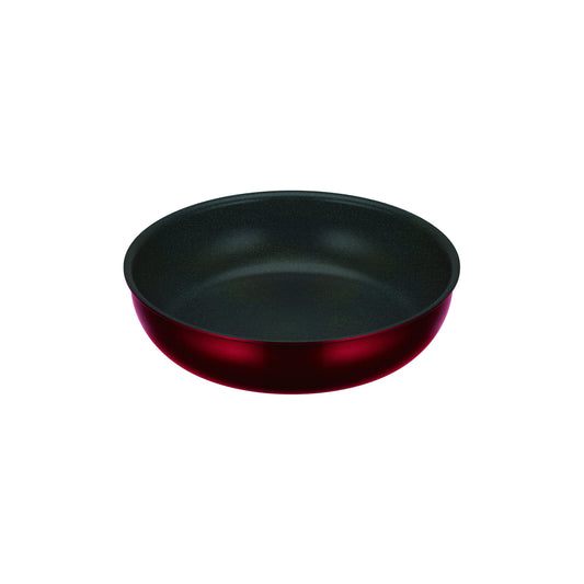 Thermos Durable Series Detachable Handle Saute Pan 24cm Deep Red KVD-024D