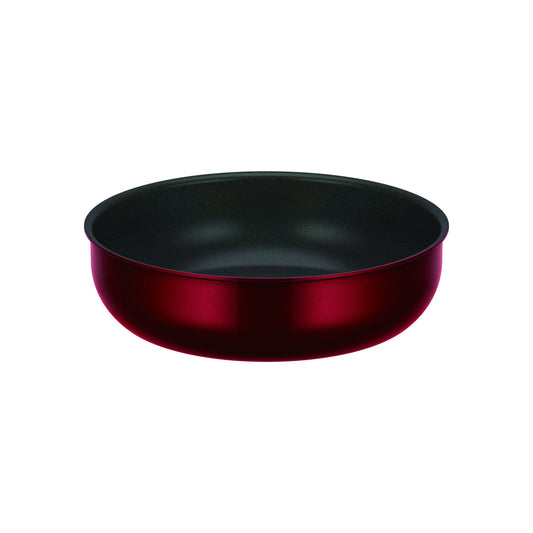 Thermos Durable Removable Handle Deep Saute Pan 28cm Deep Red KVD-028D