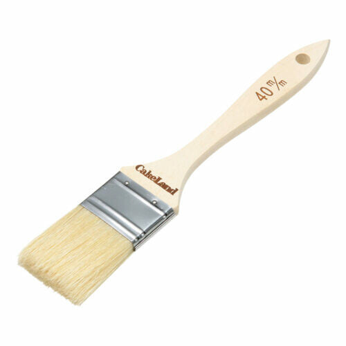Tiger Crown Pastry Brush Boar Bristle Wood Handle 40mm 343