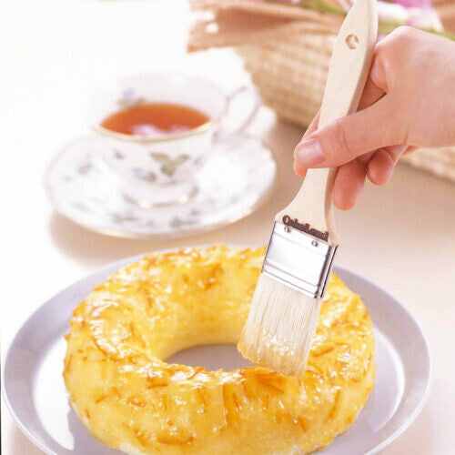 Tiger Crown Pastry Brush Boar Bristle Wood Handle 40mm 343