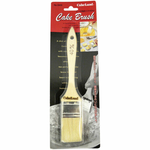 Tiger Crown Pastry Brush Boar Bristle Wood Handle 40mm 343
