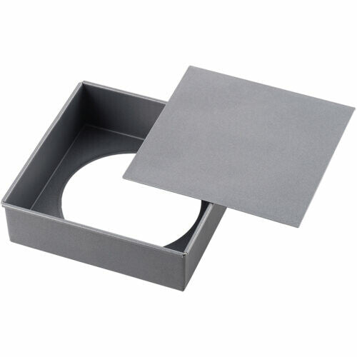 Tiger Crown Albrid Square Cake Pan Removable Bottom Nonstick 18cm 5264