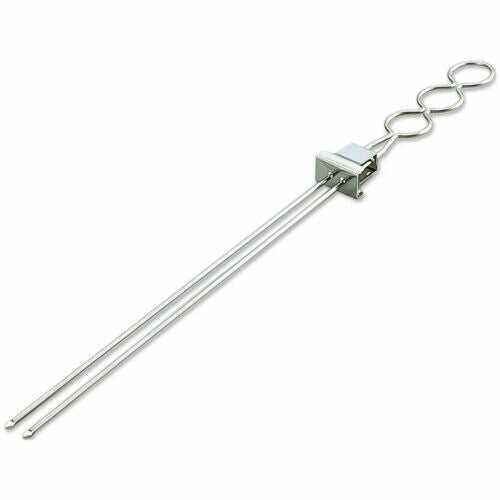 Tiger Crown Stainless Steel Double Prong BBQ Skewer Large 46.5cm 156