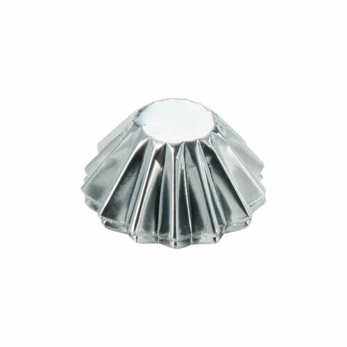 Tiger Crown Aluminum Foil Petit Four Baking Cups Flower Shape Medium 444