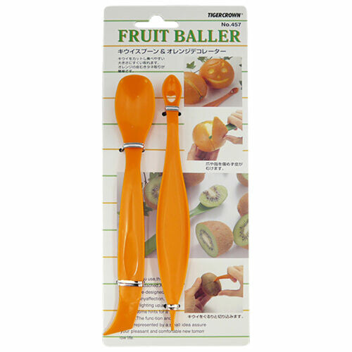 Tiger Crown Kiwi Spoon and Orange Peeler Decorator 457