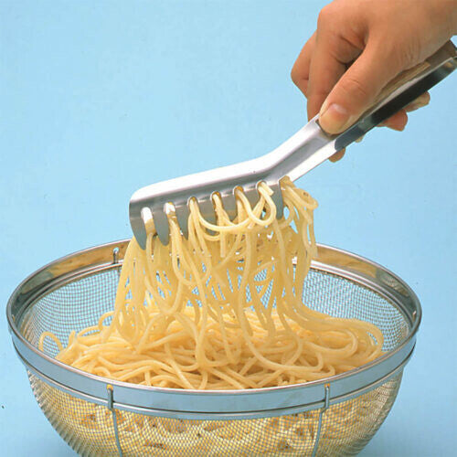 Tiger Crown Stainless Steel Spaghetti Tongs 509