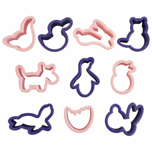 Tiger Crown Animal Cookie Cutter Set 10 Pieces 752