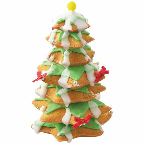 Tiger Crown Mini Christmas Tree Madeleine Pan 1196