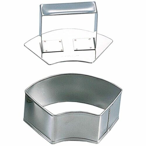 Tiger Crown Stainless Steel Onigiri Rice Ball Mold Fan Shape 1685