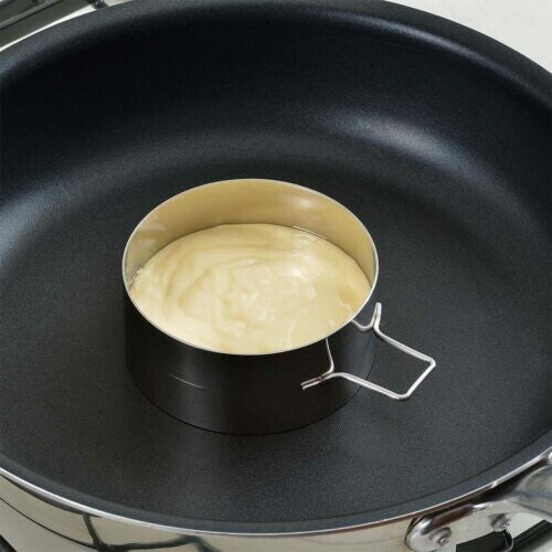 Tiger Crown Deep Round Pancake Ring Stainless Steel 1695