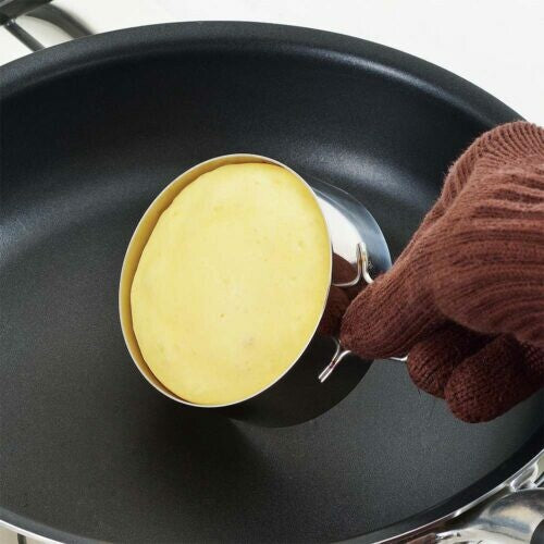 Tiger Crown Deep Round Pancake Ring Stainless Steel 1695