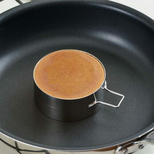 Tiger Crown Deep Round Pancake Ring Stainless Steel 1695