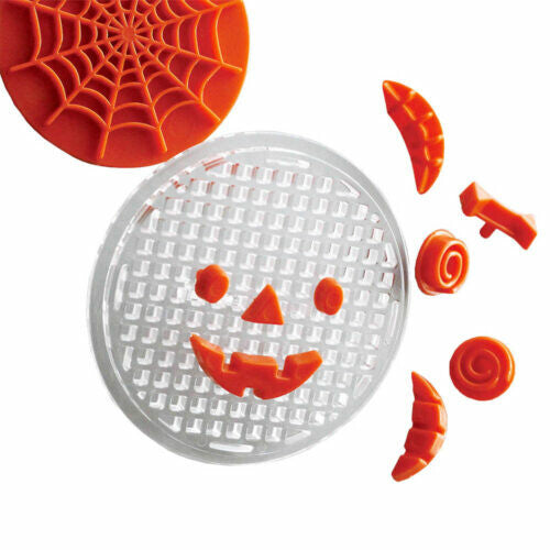 Tiger Crown Halloween Face Cookie Stamp Set 1755