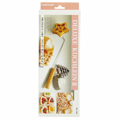 Tiger Crown Deluxe Kuhhyline II Rosette Cookie Mold Iron 1756