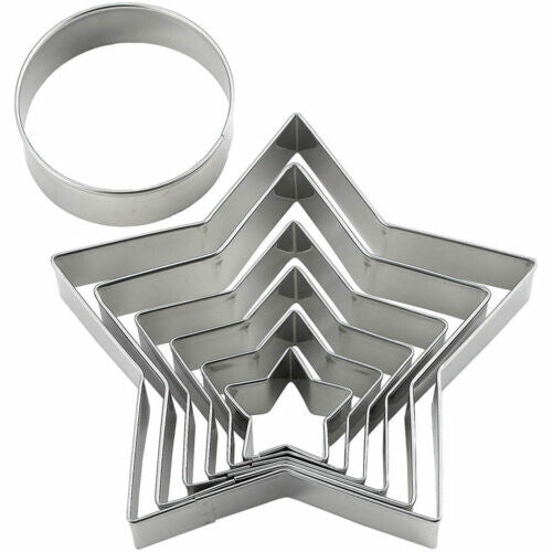 Tiger Crown 3D Christmas Tree Cookie Cutter Set Stainless Steel 1938